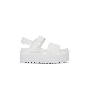 Women’s Dr. Martens Voss Quad Sandal – White Hydro Leather US 8 / EU 39 GUC